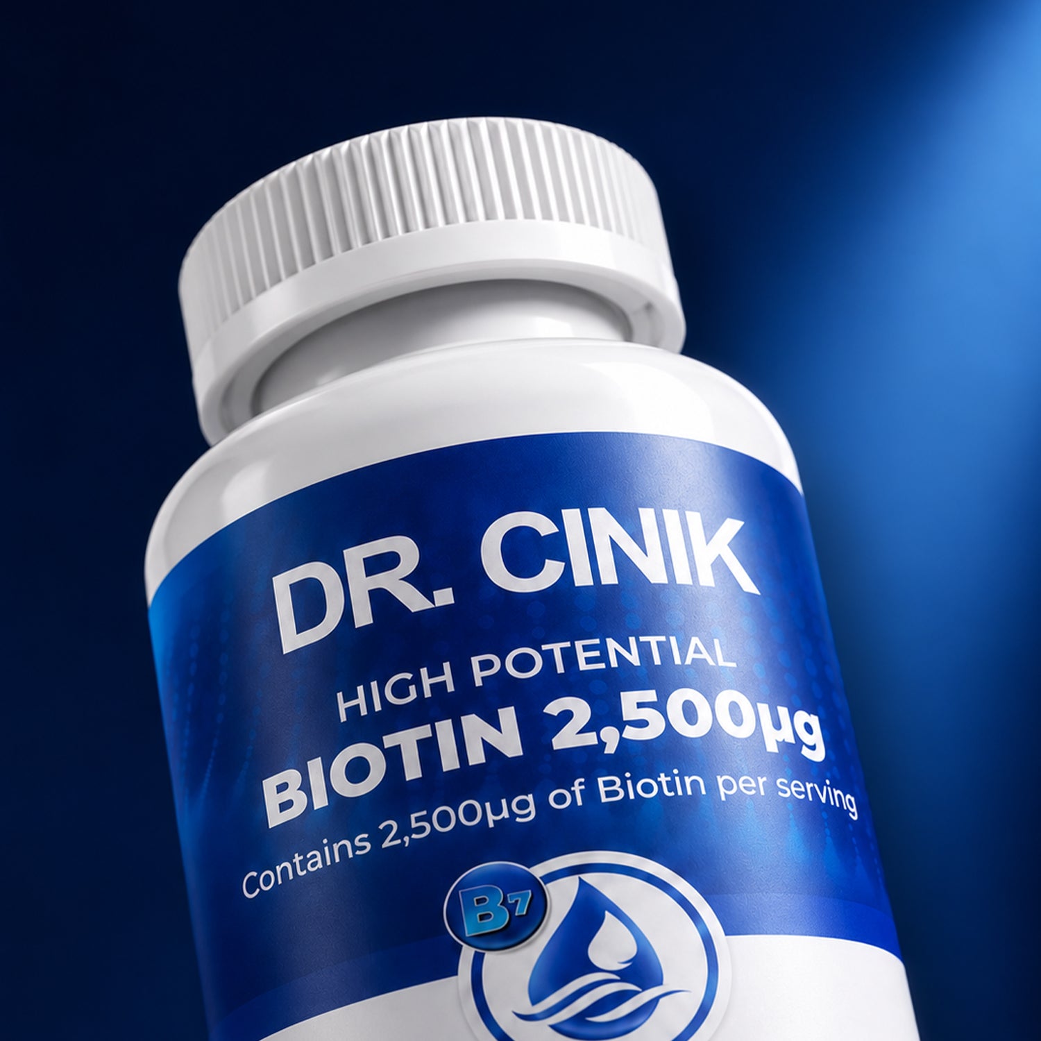 Biotin 2500 mcg Hair Growth Supplement for Hair, Skin & Nails – 30 Tablets