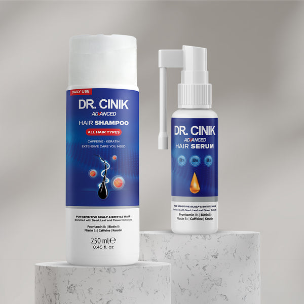 Shampoo + Hair Serum | Daily Scalp & Hair Care Set – Dr. Cinik Shop